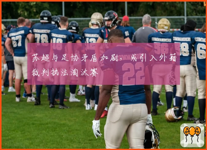 苏超与足协矛盾加剧，或引入外籍裁判执法淘汰赛